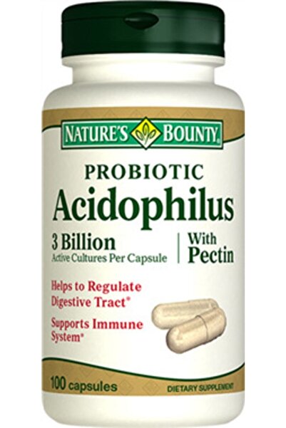 Nature's Bounty Probiotic Acidophilus 100 Kapsül