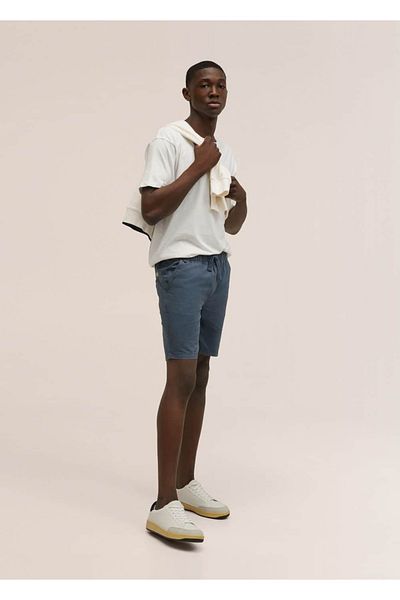 Mango Teen Blue Plus Size Shorts & Bermudas for Kids