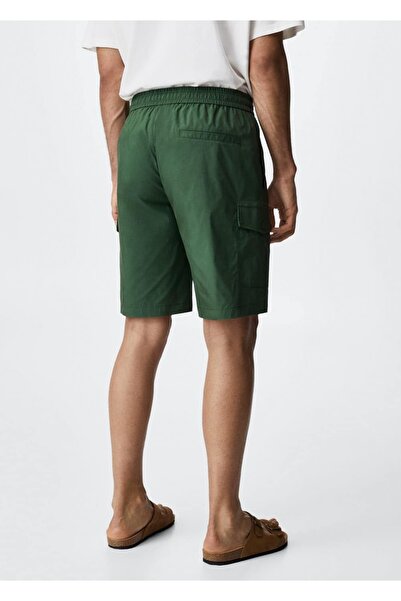 MANGO Man Ip Detaylı Kargo Bermuda Şort