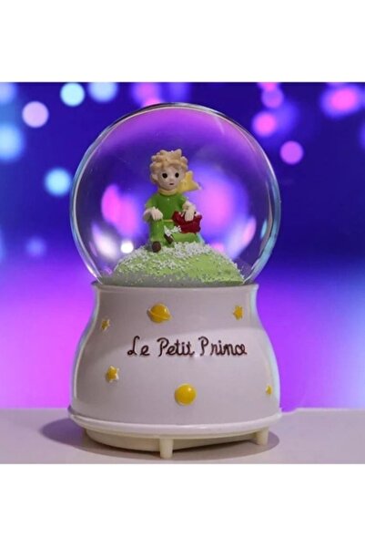 Genel Markalar Küçük Prens Orta Boy Işıklı Ve Müzikli Kar Küresi