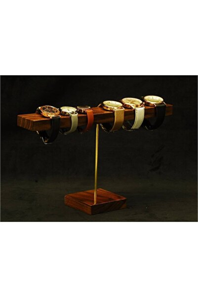 Tiydem Suport de prezentare pentru brățări/brățări/ceasuri, vitrină din lemn pentru bijuterii (singur 20 cm)