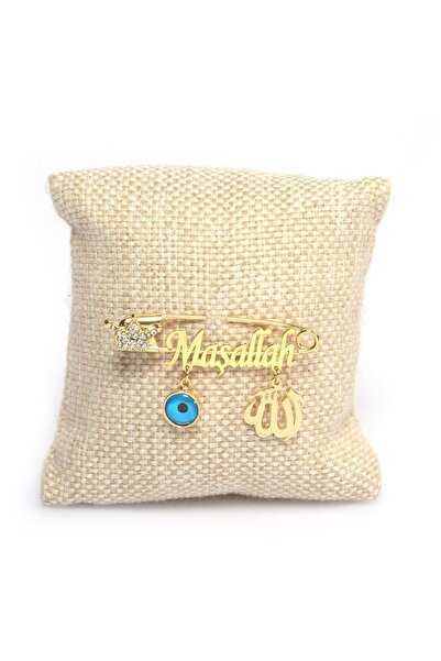 Sahi Aksesuar دبوس طية صدر السترة مكتوب عليه عين الشر Mashallah Tybkı002