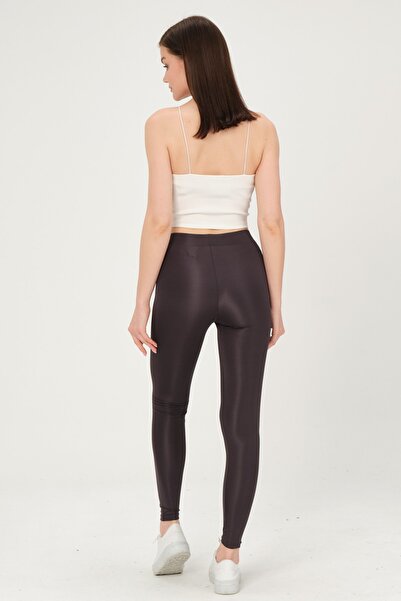 PUNKY CAT Women's Anthracite Shiny Disco Knitted Tights