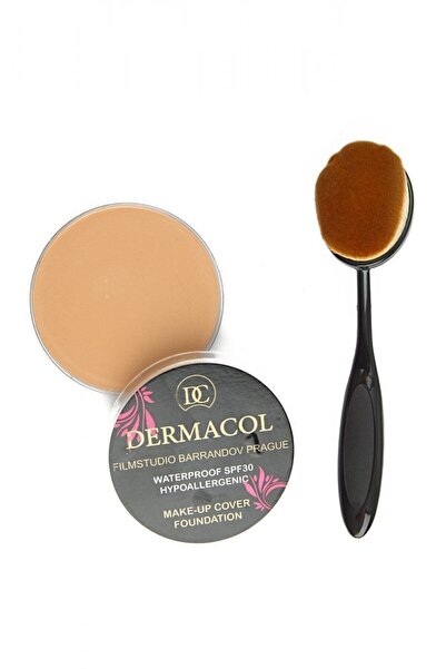 Makeup - فرشاة خافي عيوب البشرة من البورسلين لمستحضرات التجميل من Dermacol Ak...