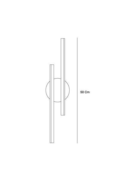 TRİOLUX Tra74153 Eco 40 Cm Led Aplik Sırta - Işık Rengi 4000k Doğal Beyaz