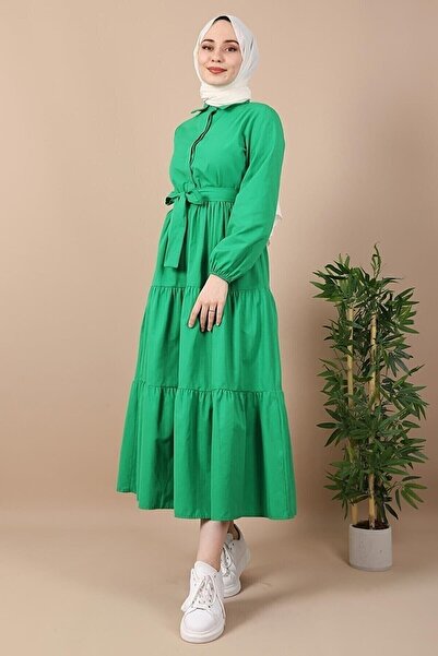 VOLT CLOTHİNG Φόρεμα με κουμπιά γιακά