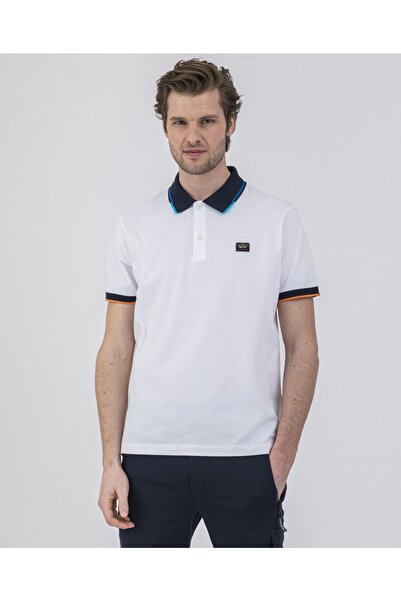 PAUL&SHARK سترة بولو محبوكة للرجال C.wقطن