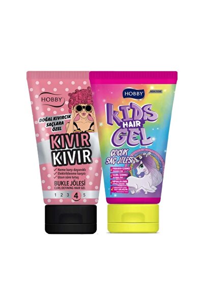 Hobby Çocuk Unicorn Ve Kıvır Kıvır Saç Jölesi 150 Ml