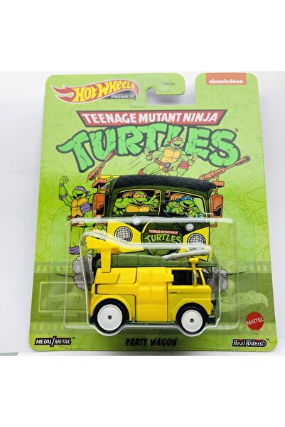 HOT WHEELS Ninja Kaplumbağa Araba Turtles Party Wagon 1:64 Ölçek Hotwheels Premium Marka