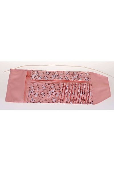KAUKKO Τσάντα μολυβιού Artistic And Organizer Rolls Salmon