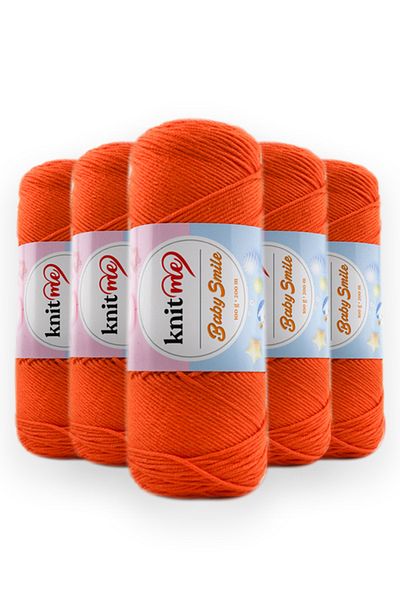 knitme Baby Smile 100g 5 Pack Amigurumu - Βρεφικό πλεκτό νήμα Taka Yarn (32)