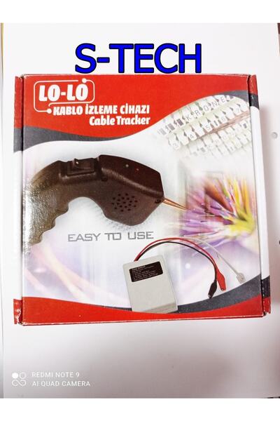 s-tech original LOLO Kablo Dedektifi – 220V AC Korumalı Tabanca Tip Duvar İçi Kablo Tespit Cihazı Elektrik Tesisat Bili Bili