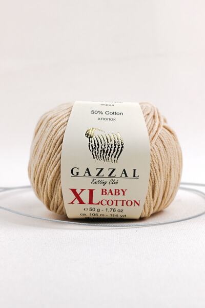 Gazzal Baby Cotton Xl 50 Gr, 5-Pack Amigurumi, Punch Needle Yarn Taka Yarn (3445 Xl)