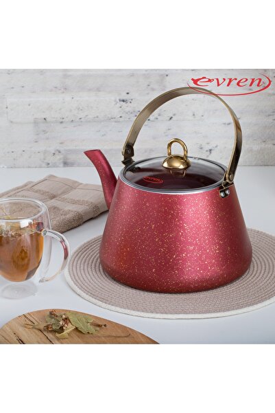 Genel Markalar Red Bakraç Bitki Çayı Demliği 1 lt, Çay Bitki Çaydanlığı Küçük Boy 1 lt