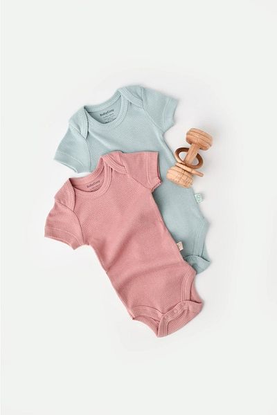 BabyCosy Modal 2 Li Kısa Kollu Bebek Badi - Body Bebek - Csym11208 - Rebebe