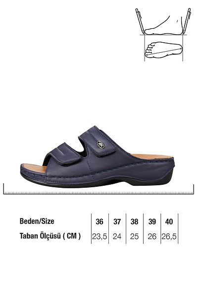 Paleng Gezer Women's Adjustable Genuine Leather Slippers