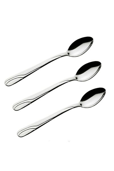 Tozanlı çelik Rainbow Model 12 Dessert Spoons
