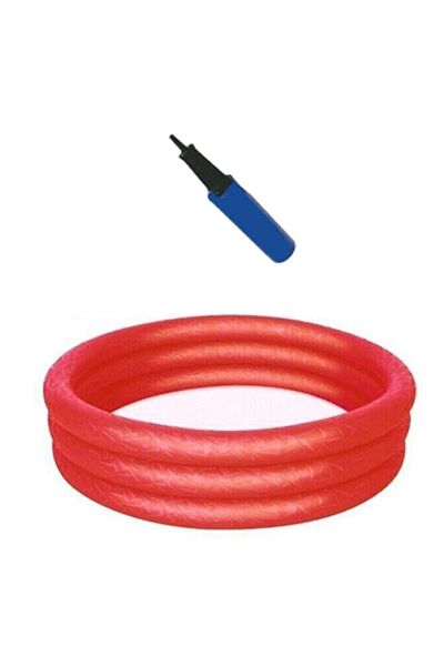 TOYSTORE Red Inflatable Children's Pool - Age 1+, 102X25Cm