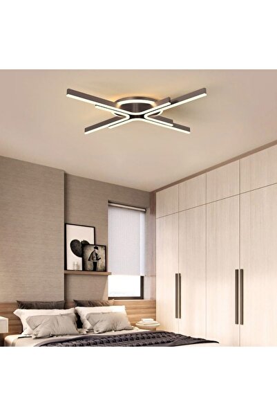 TRİOLUX Led Avize Plafonyer Plus Tra32025a Ø100cm Boya:antrasit - Işık:4000k ...