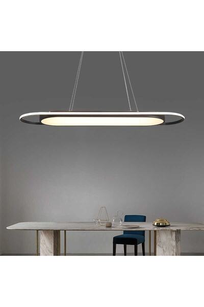 TRİOLUX Led Avize Sarkıt Long Drumbelt Trv34203s Pro 120*18cm Boya:beyaz - Iş...