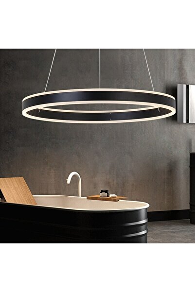 TRİOLUX Led Avize Sarkıt Neptun Trv61901 Pro Ø60cm Boya:antrasit - Işık:3000k...