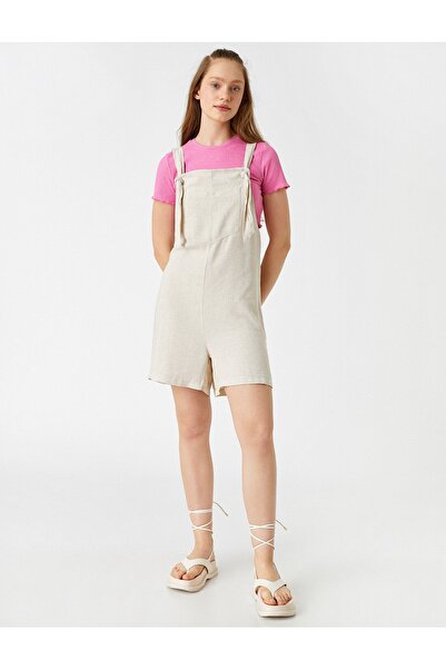 Koton Shorts, Overalls, Tasche, detaillierter Riemen