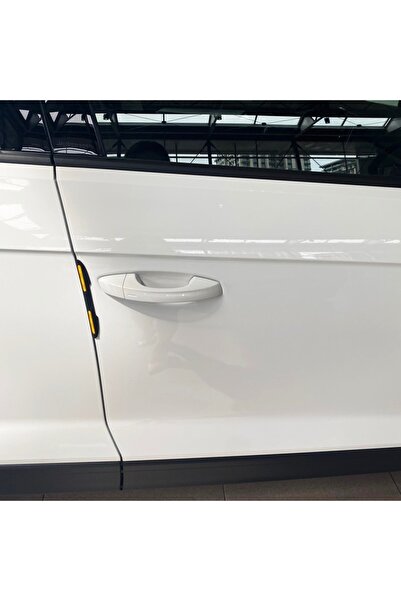 Genel Markalar Renault 9 Uyumlu Reflektörlü Geçmeli Kapı Bademi Kapı Koruyucu...