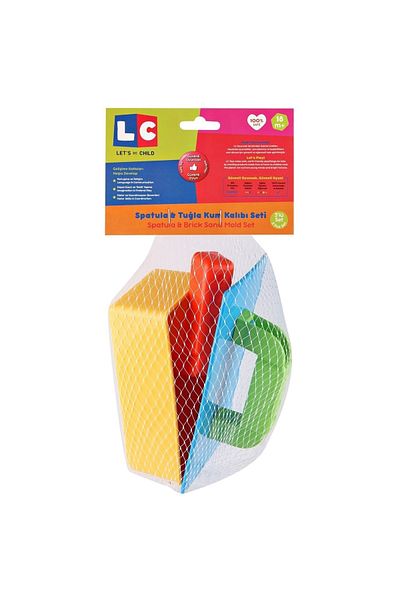 lets be child 18+ Month Spatula and Brick Sand Mold - 30866