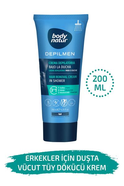 Body Natur Erkekler Için Duşta Vücut Tüy Dökücü Krem - Hair Removal Cream In ...