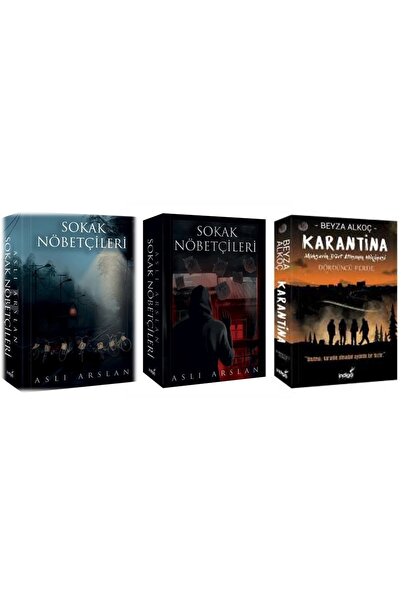 İndigo Kitap Aslı Arslan Sokak Nöbetçileri 1 Ve 2 - Beyza Alkoç Karantina Dör...