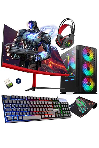 Zeiron Rgx760 Ryzen 5 3600 16gb 512gb M.2 + 1tb Gtx1650 24" 165hz Oyuncu Masa...