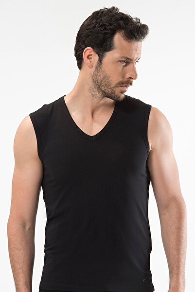 Cacharel Men's Sports V-Neck 95% Cotton 5% Elastane