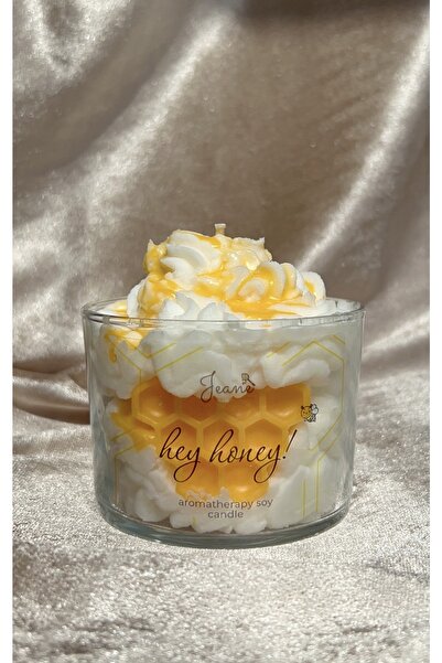 jeane home decor Balım Sevgiliye Bal Desenli Vanilya Kokulu Aromaterapi Akses...