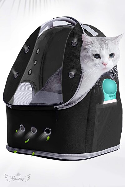 HALZEY Lüx Kedi Taşıma Çantası 13 Hava Kanallı Büyük Kedi Çantası 8kg Taşıyab...