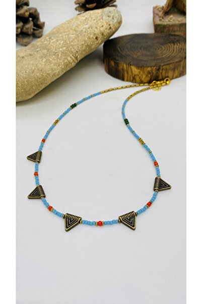 Porsuk Alternatif Handmade Ethnic Authentic Hippie Bohemian Afghan Bead Necklace