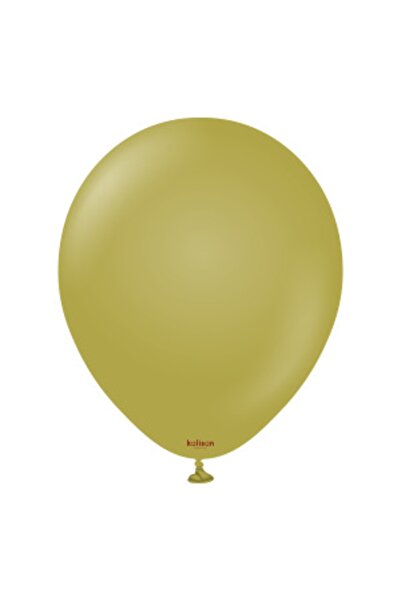 kidspartim Retro Olive Pastel Balloon 100Pcs