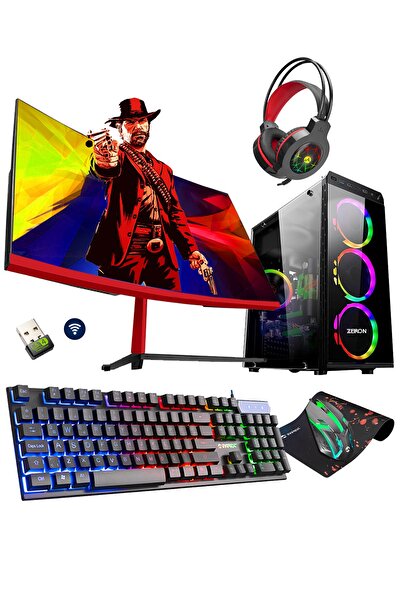 Zeiron Nfx12 I5-10400f 8gb 128gb M.2+500gb Gtx1650 24" 165hz Oyuncu Masaüstü ...