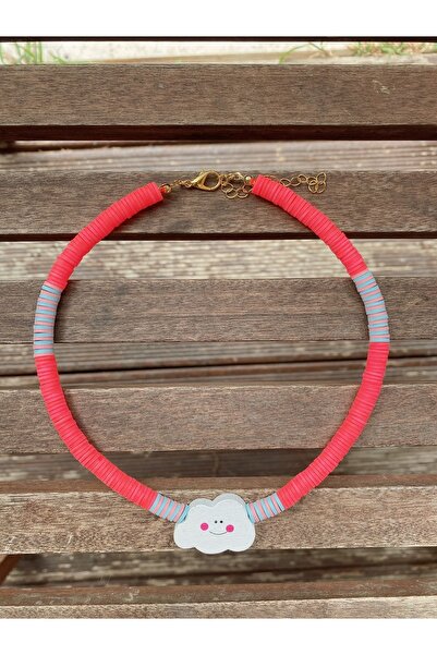 wanwa aksesuar قلادة سحابة فيمو للأطفال