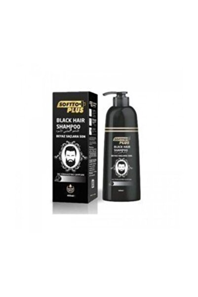 Organic Softto Plus Black Hair Shampoo Beyaz Saçlara Son Veren Şampuan 350 Ml