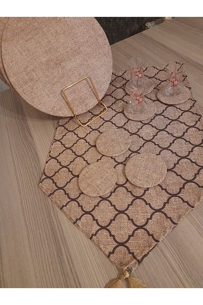 Dream Home Σετ 6 Φορτών MDF - American & Service Runner, Σχέδιο με μοτίβο φύλλων