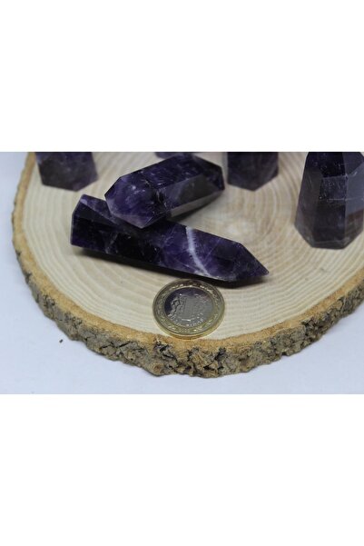 Yasamtohumu Аметистовий камінь темного кольору з пірамідальним кінцем (40-49 ...