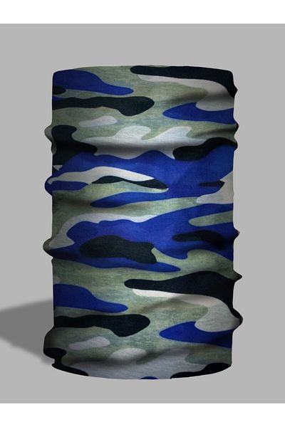 LU&MA Camouflage Patterned Neck Collar - Paphos