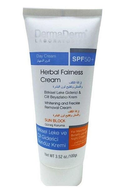 DermaDerm Dermaderm Herbal Cream SPF 50+ Day Cream 100 Gr