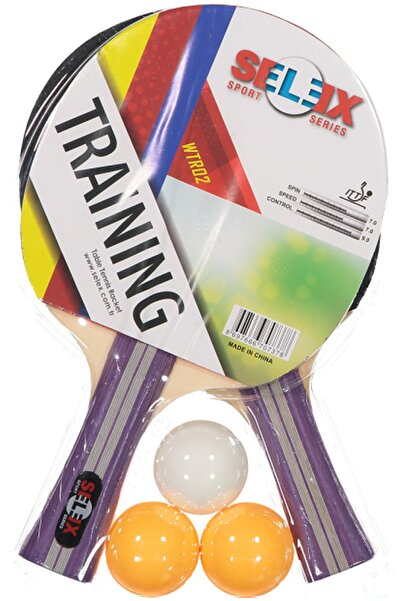 SELEX Wtr02 Masa Tenisi Seti (2 Raket + 3 Top)