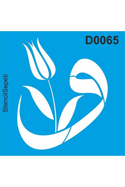 StencilSepeti Vav - Stencil Painting Template 50x50cm