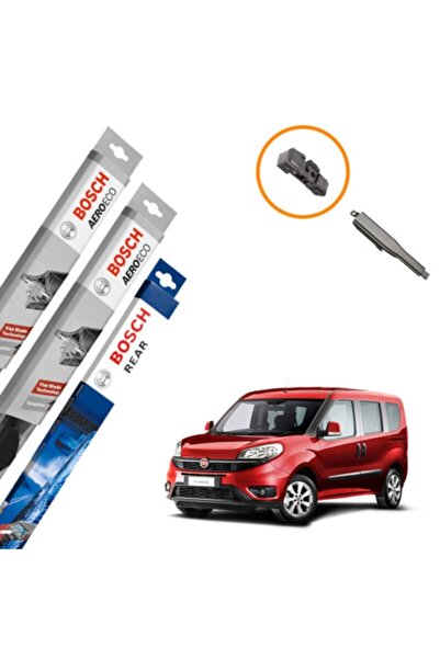Bosch Fiat Doblo Muz Silecek Takımı Ön Arka Aeroeco 2010-2020