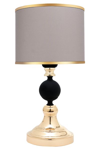MINIMAL ETICARET VE BILGI TEKNOLOJILERI Omega Contrast Black - Gold Mini Lampshade