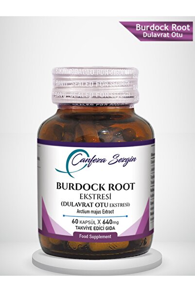 Canfeza Sezgin BURDOCK ROOT Ekstresi 60 Kapsül - Dulavratotu, Dulavrat Otu, Arctium Lappa Ekstresi