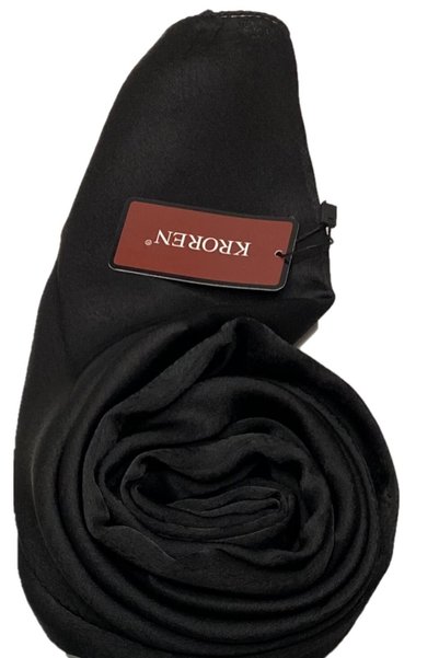 KROREN Single Layer Janjan Scarf 90*90 Black