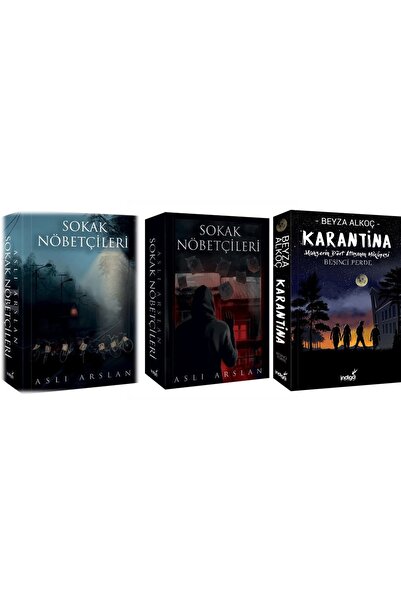 İndigo Kitap Aslı Arslan Sokak Nöbetçileri 1 Ve 2 - Beyza Alkoç Karantina Beş...
